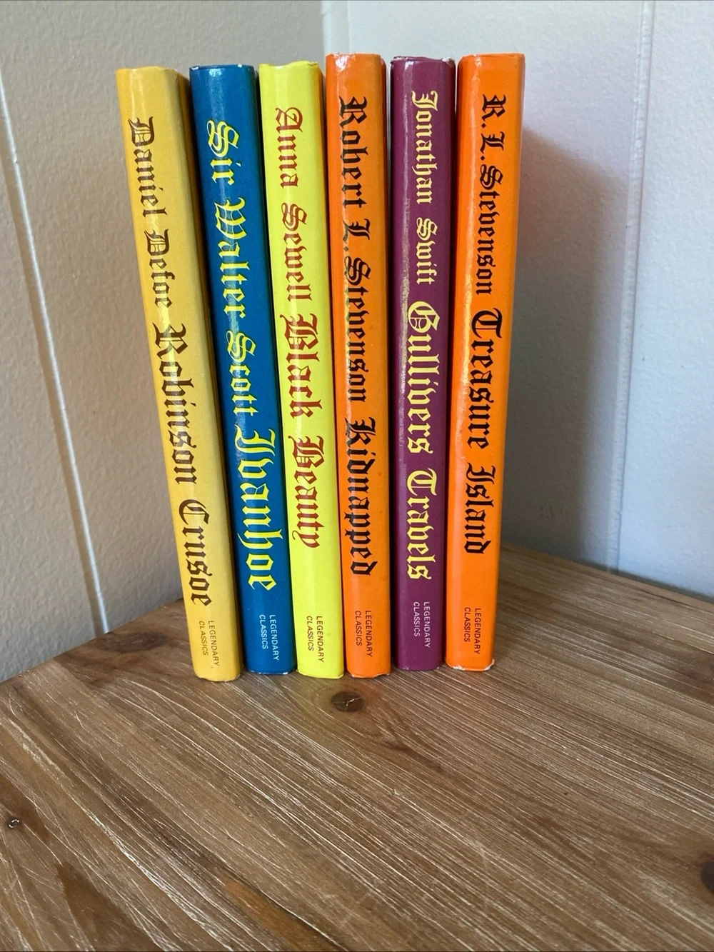 Vtg Lot of 6 Children’s Books Legendary Classics Mixed Authors 1982 Hardcover